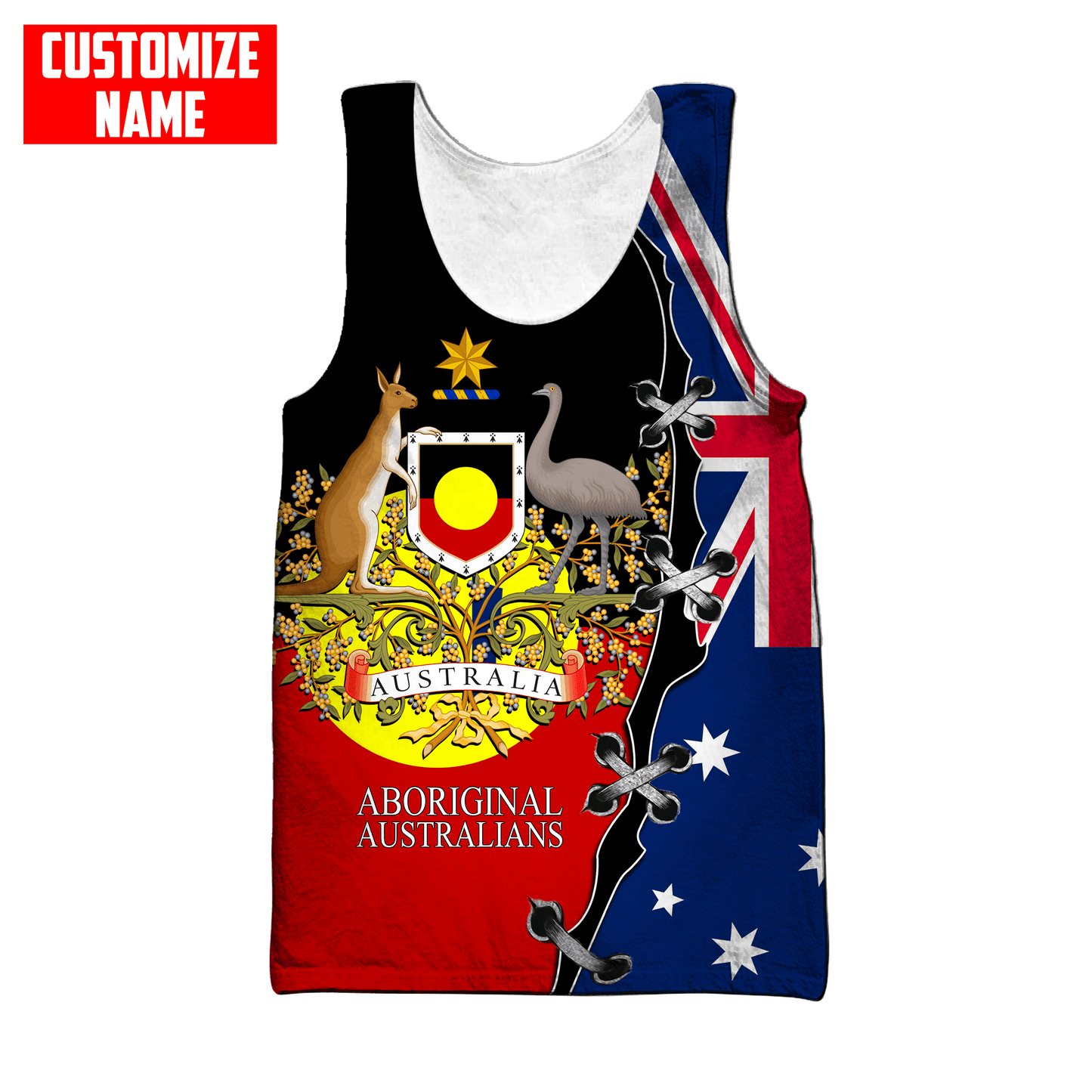 Personalized Name Australia 3D All Over Printed Unisex Shirts