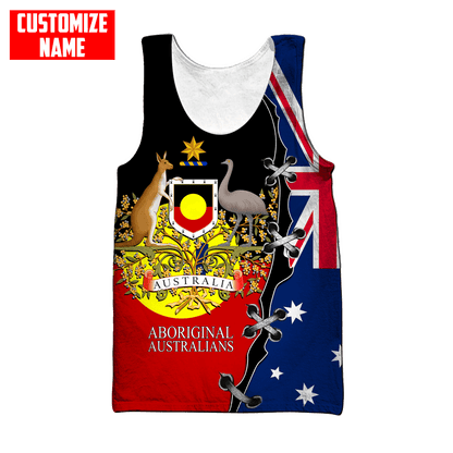 Personalized Name Australia 3D All Over Printed Unisex Shirts