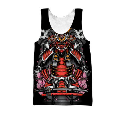 Premium 3D Printed Unisex Samurai Shirts MEI