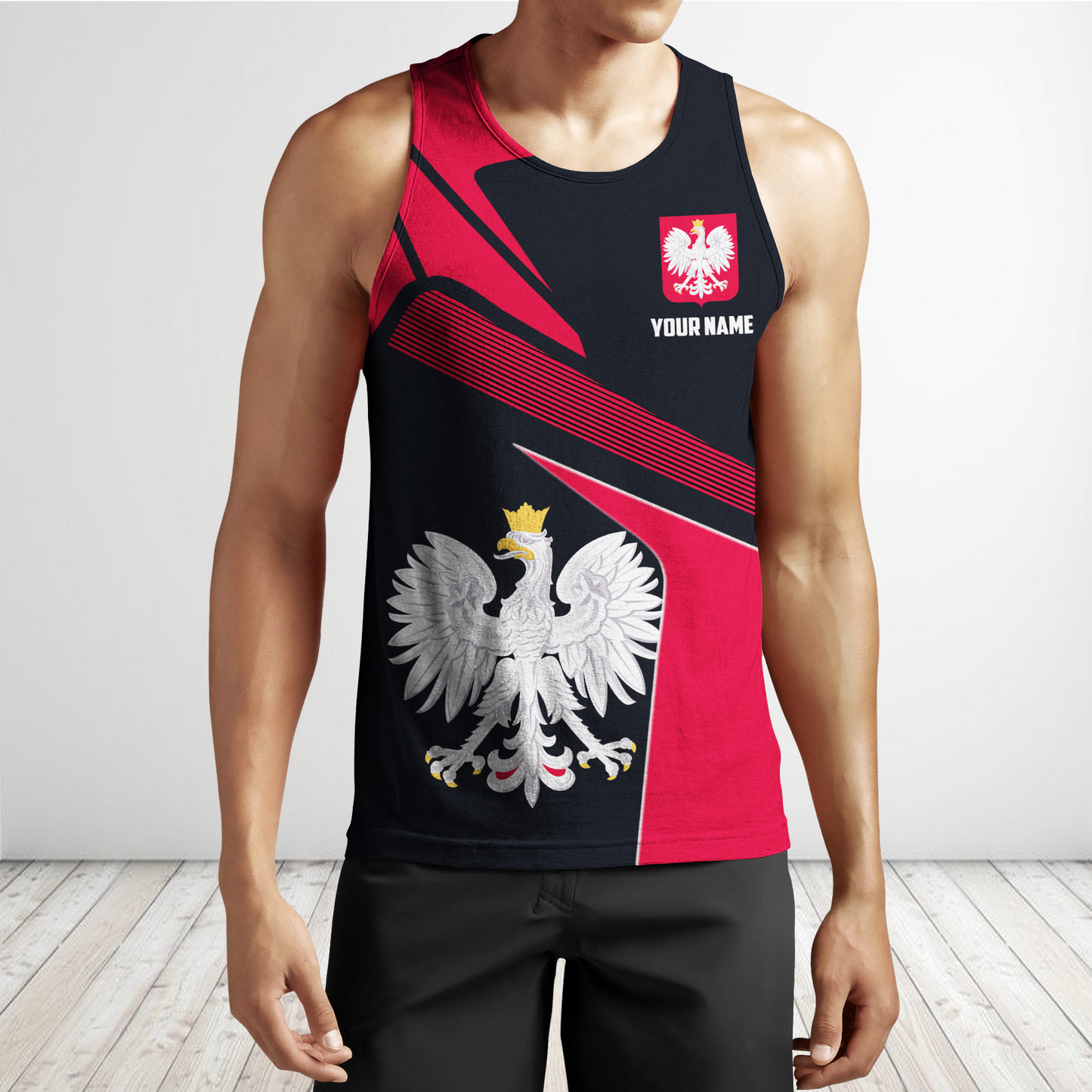 Personalized Polska 3D All Over Printed Unisex Hoodie