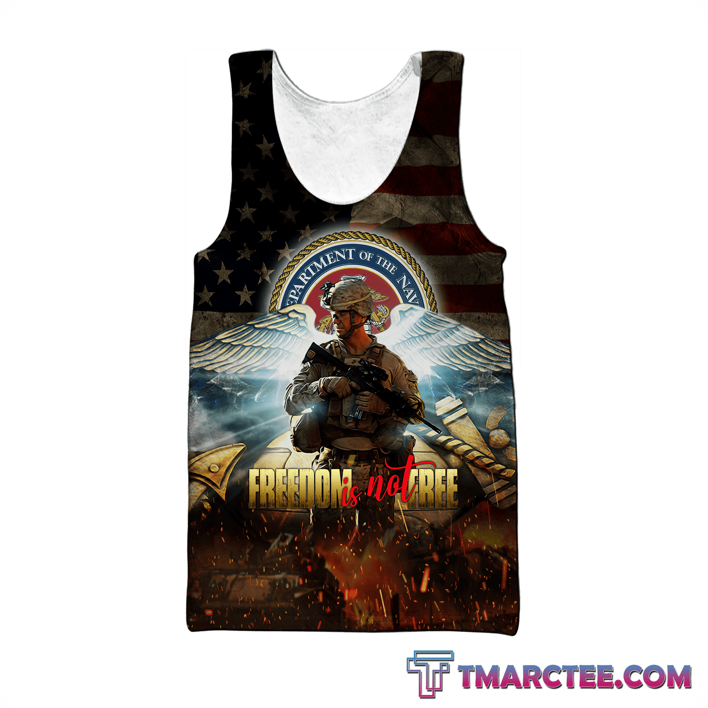 Veteran Freedom is not Free 3D All Over Printed Unisex Shirts