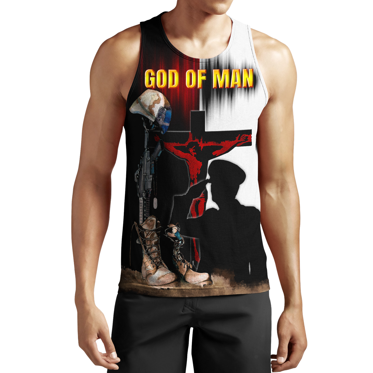 Jesus Father's day Persionalized Your Name 3D All Over Printed Shirts JJ28052102 KT