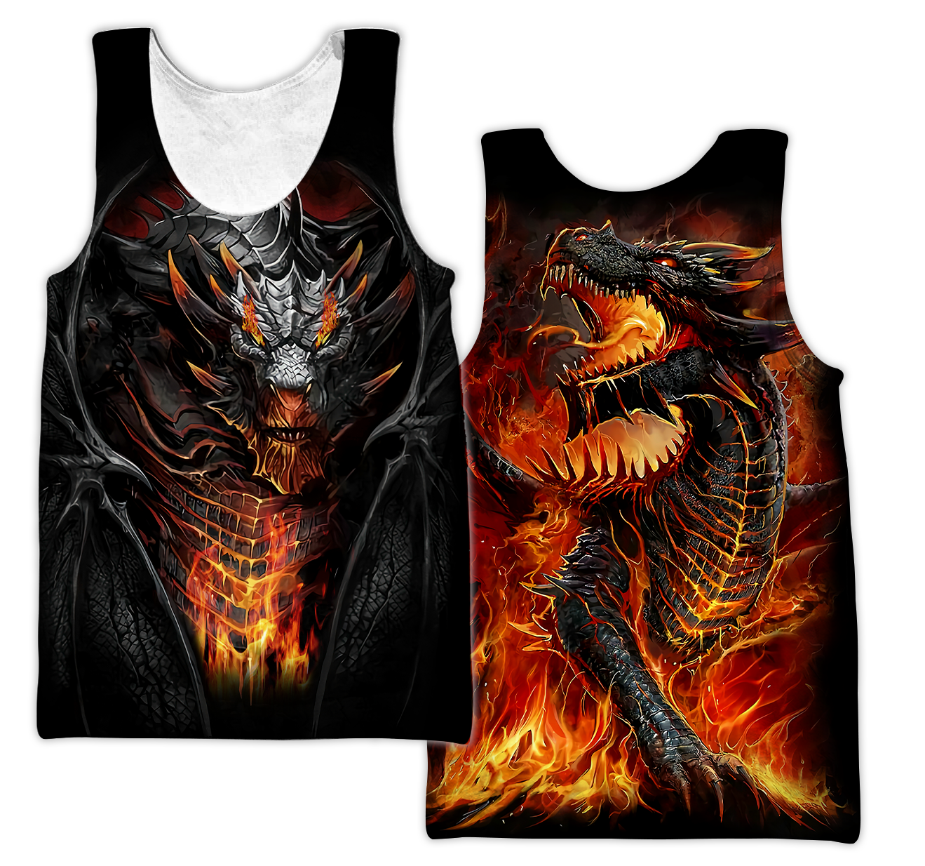 Premium Dragon 3D All Over Printed Unisex Shirts Fire Dragon