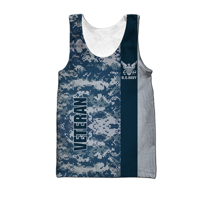 US Army Veteran Personalized name 3D All Over Printed Unisex Shirts