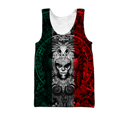 Aztec Warrior Mexico 3D All Over Printed Shirts