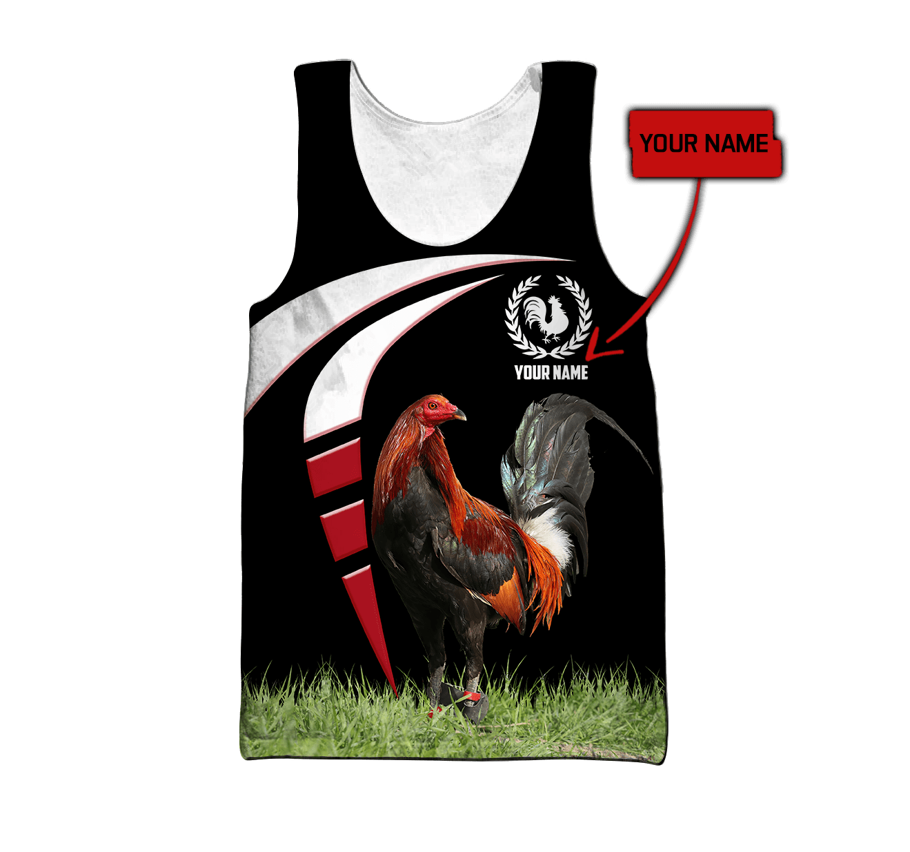 Personalized Polska Rooster 3D All Over Printed Unisex Hoodie