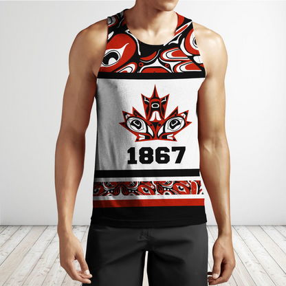 Canada Day No21 Haida 1867 Pullover Premium Unisex Hoodie