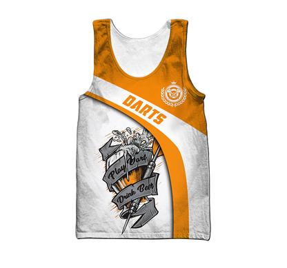 Darts Player No9 Personalized Name 3D Printed Personalized Unisex Hoodie ML