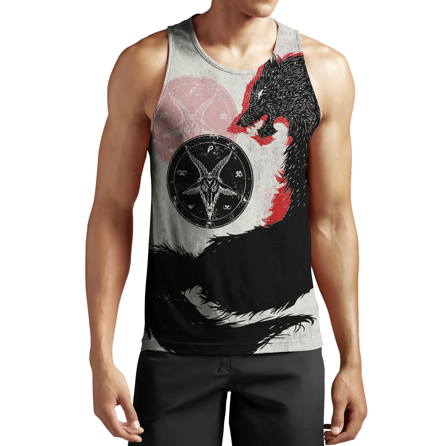 Satanic Wolf Hoodie For Men And Women
