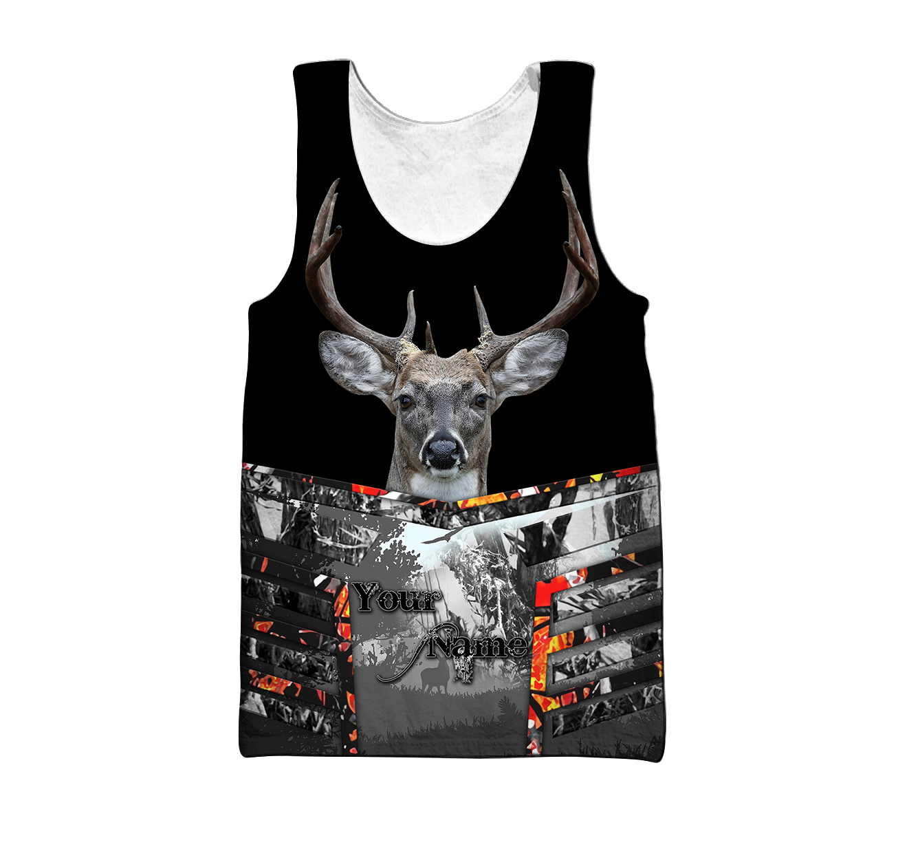 Persionalized Name - Deer Hunting Camo 3D All Over Printed Unisex Shirts