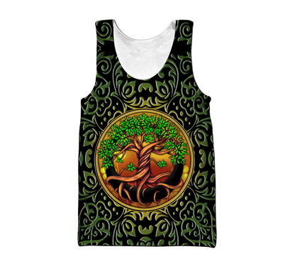 Irish Tree Of Life Day 3D Hoodie Shirt For Men And Women LAM
