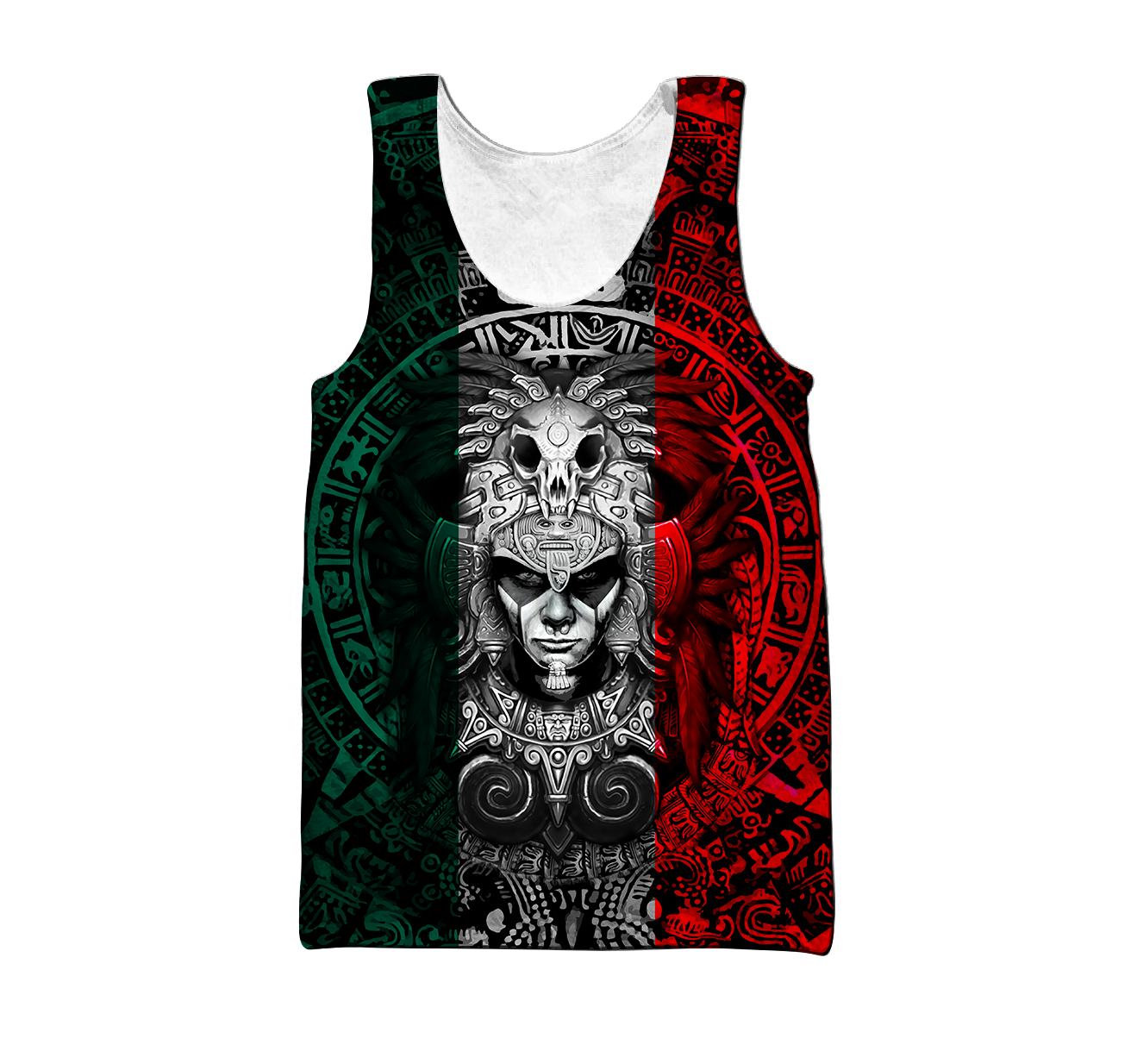 Aztec Warrior Mexico 3D All Over Printed Hoodie