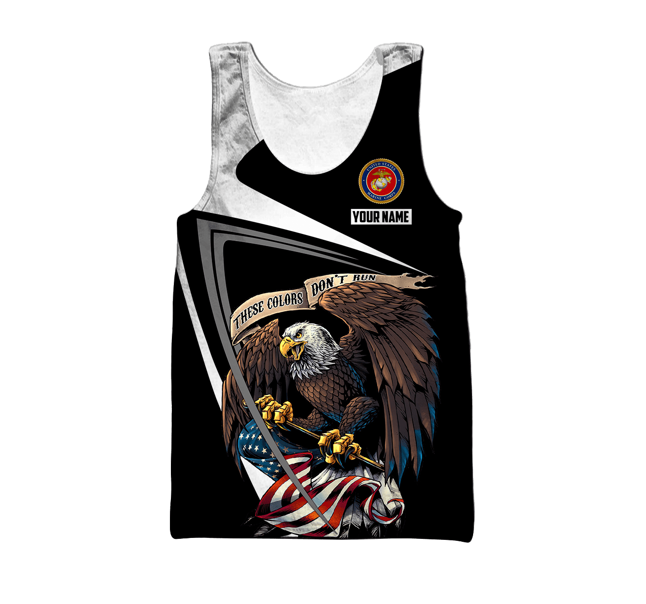 Custom name US Marine Corps Veteran 3D printed shirts Proud Military