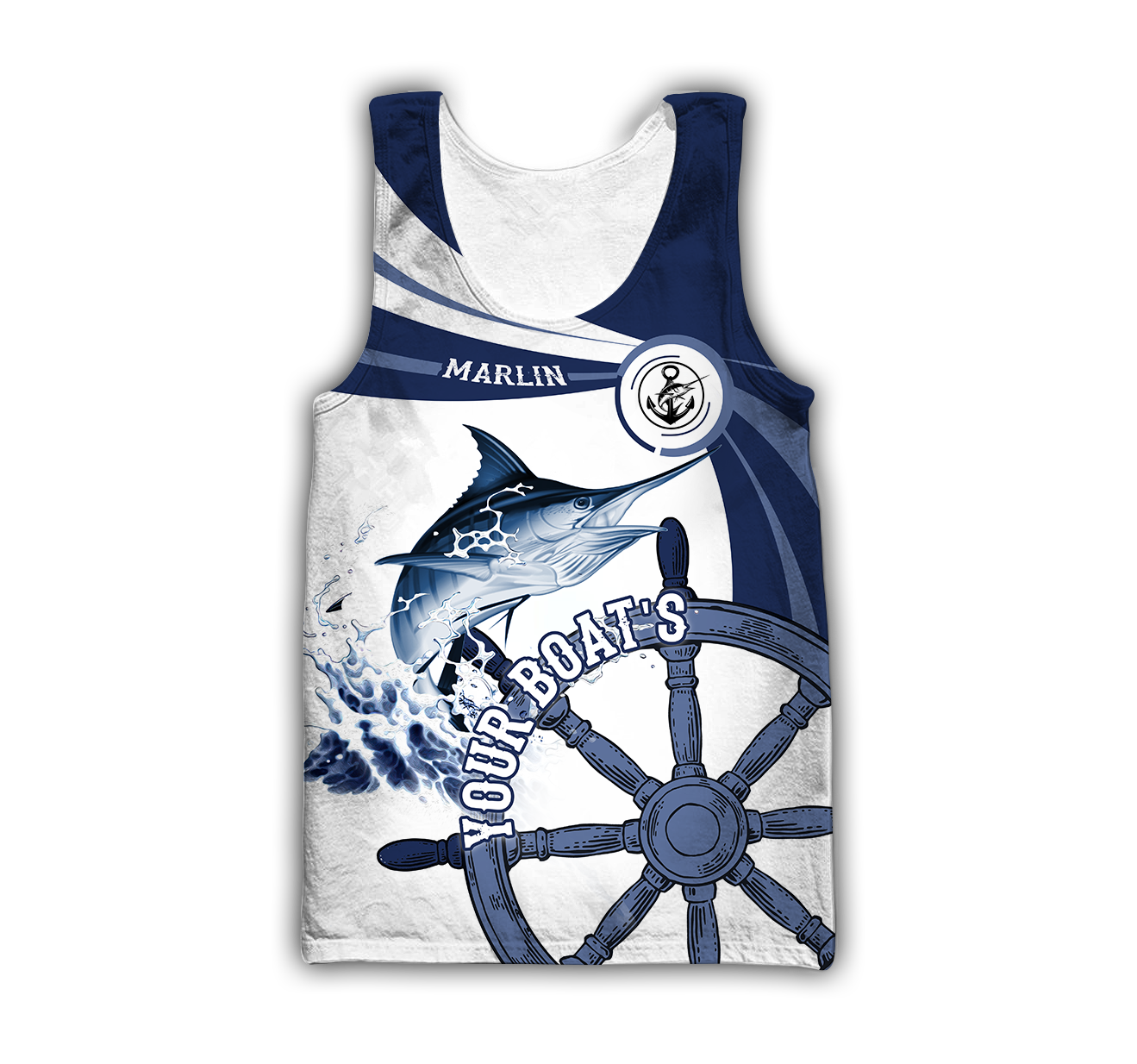 Custom name Marlin fishing boat team Catch and Release 3D Design print shirts