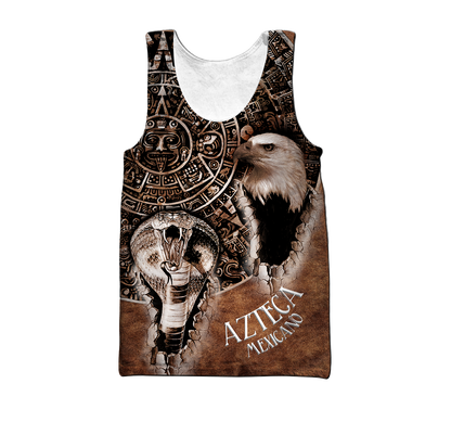 Aztec Mexican 3D All Over Printed Shirts