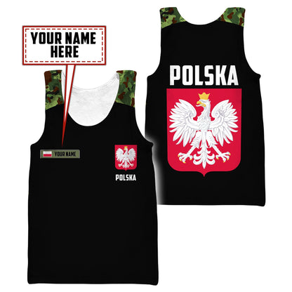 Personalized Polska 3D All Over Printed Unisex Hoodie