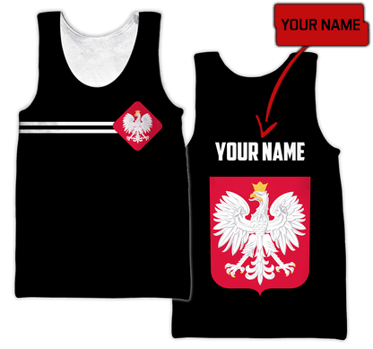 Personalized Polska 3D All Over Printed Unisex Hoodie