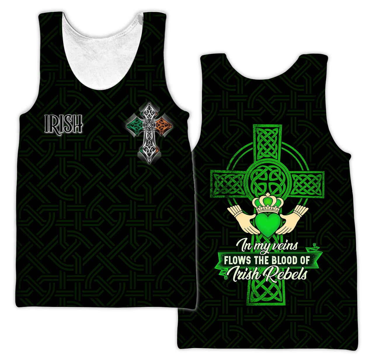 Irish Rebels 3D All Over Printed Shirts For Men and Women