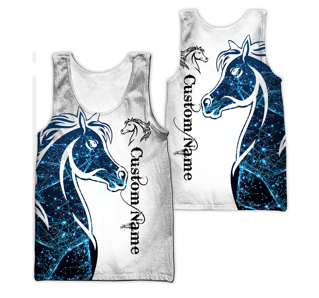 Personalized Name Horse 3D All Over Printed Unisex Shirts