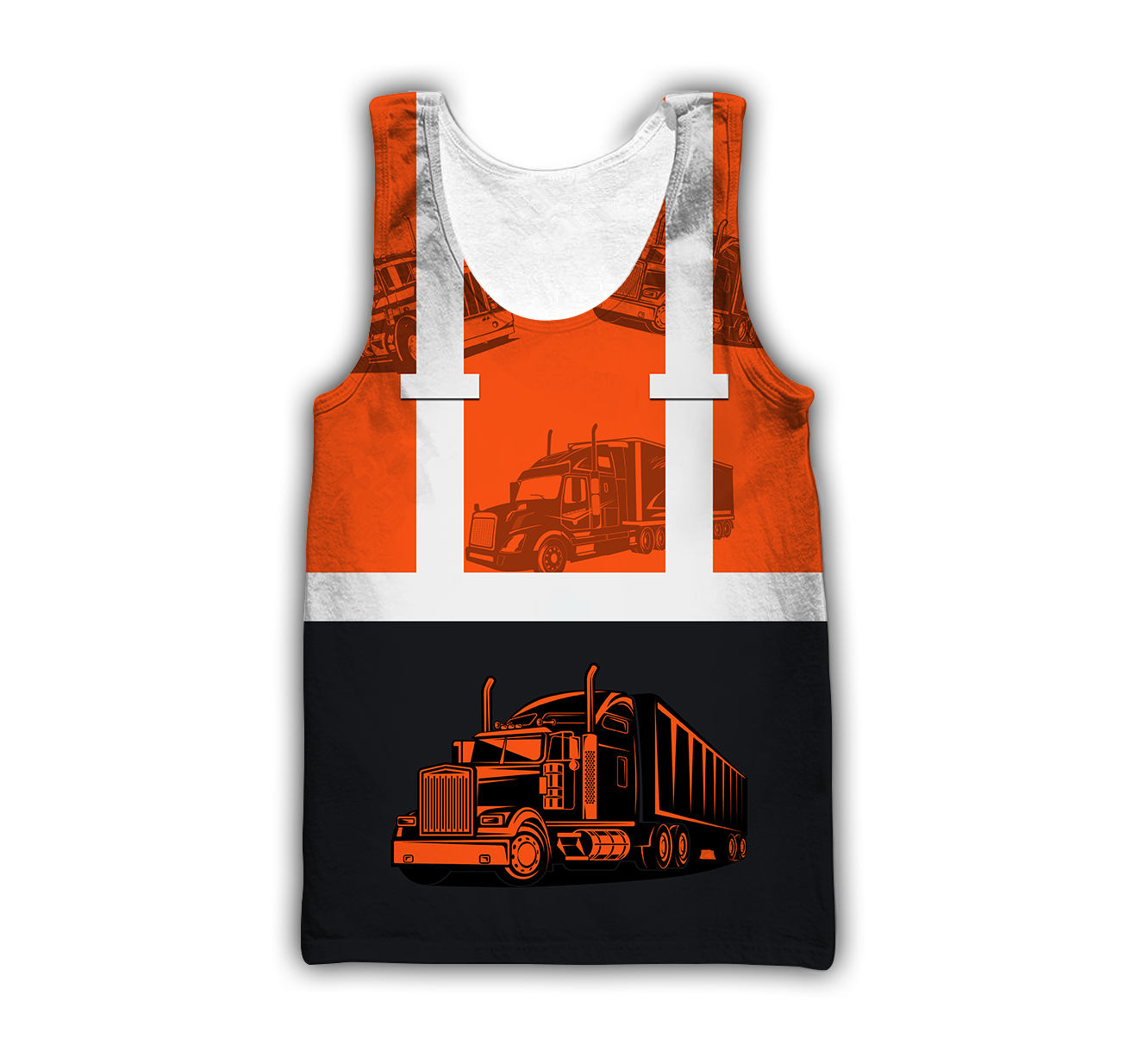Premium Trucker Personalized Name 3D All Over Printed Unisex Shirts