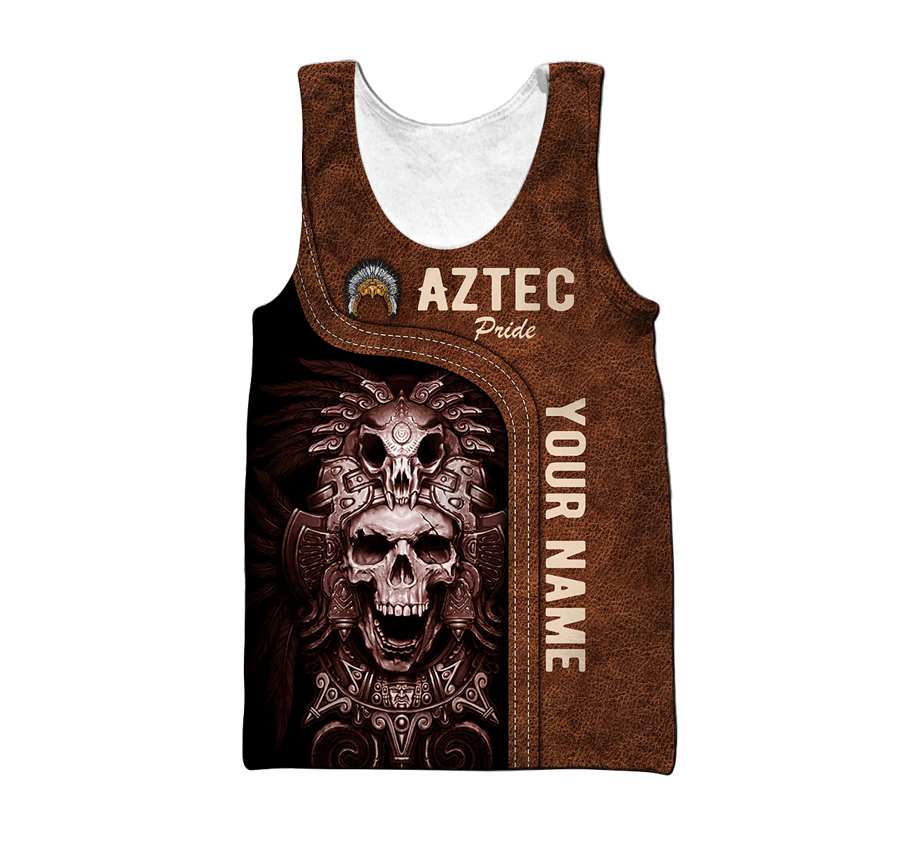 Personalized Name Aztec Pride 3D All Over Printed Hoodie