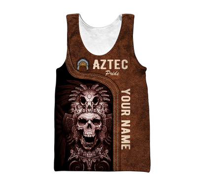 Personalized Name Aztec Pride 3D All Over Printed Hoodie