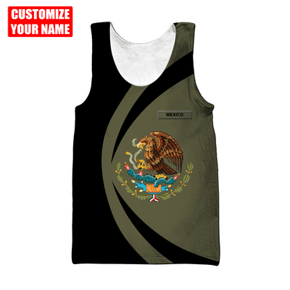 Personalized Name Mexico 3D All Over Printed Unisex Shirts Pi12072107