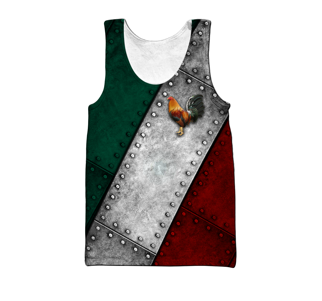 Mexico Rooster 3D All Over Printed Unisex Hoodie