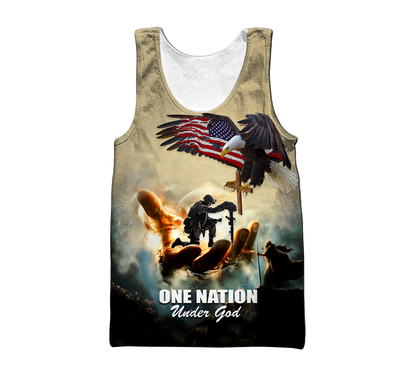 US Army Veteran Personalized name 3D All Over Printed Unisex Shirts
