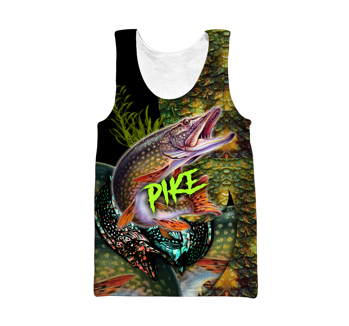 Custom name Northern Pike Fishing on skin 3D Design print shirts