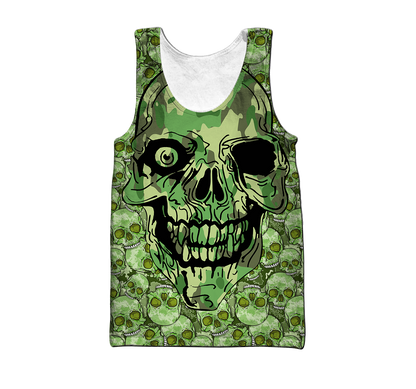 Premium Skull 3D All Over Printed Unisex Shirts