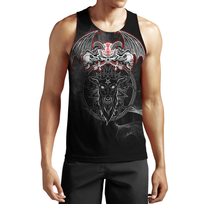 Satanic Skull Symbols Hoodie For Men And Women