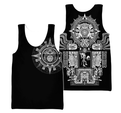 Aztec Mexican 3D All Over Printed Unisex Shirts DQB09072101