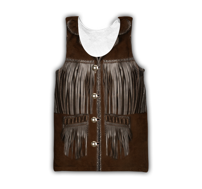 Cowboy Jacket No25 Cosplay 3D Over Printed Unisex Deluxe Hoodie ML