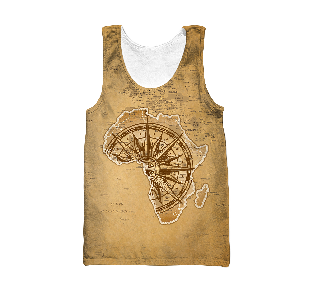 African Map - African Is Our Home Unisex Deluxe Hoodie ML