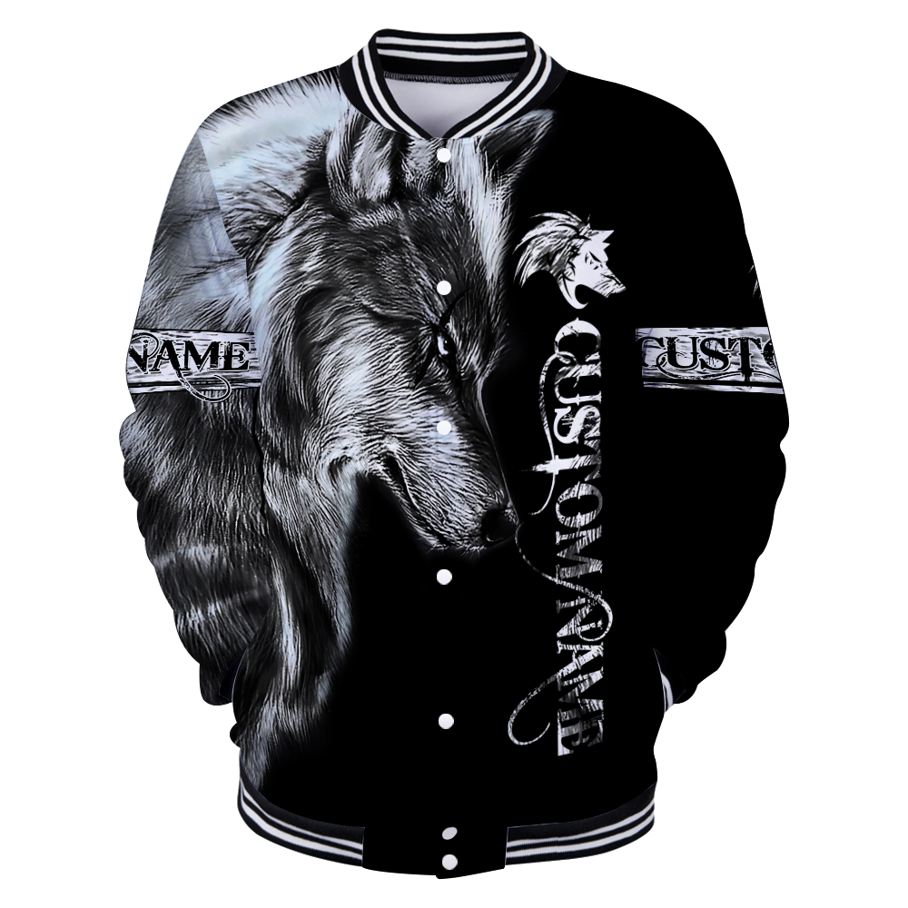 Personalized Wolf  All Over Printed Shirts For Men and Women MH010920S3