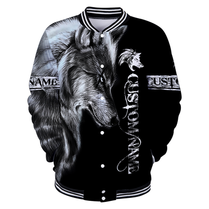Personalized Wolf  All Over Printed Shirts For Men and Women MH010920S3