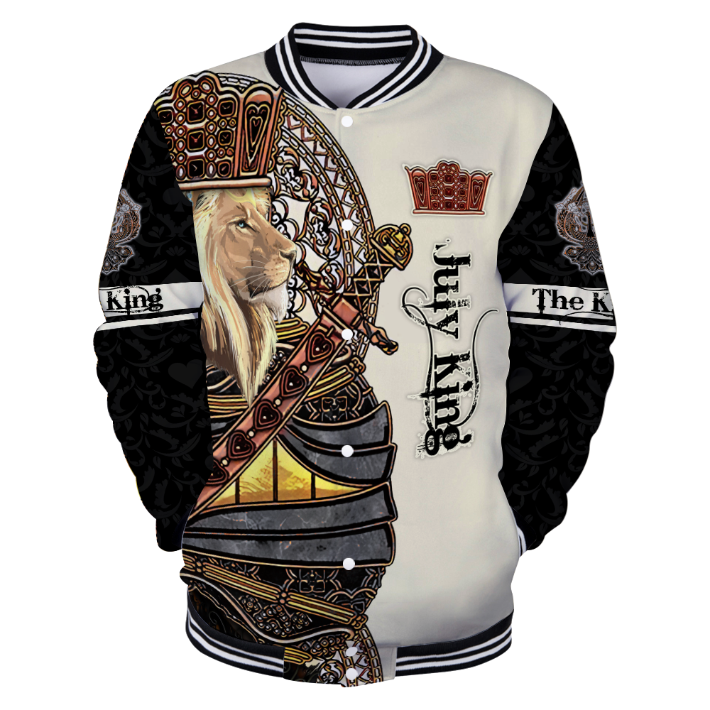 July Black King Lion  3D All Over Printed Unisex Shirts