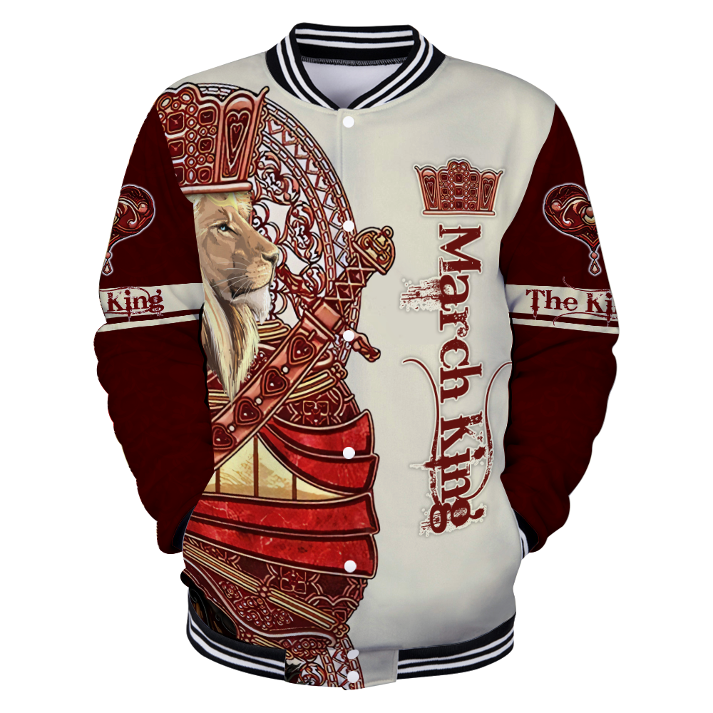 March King Lion 3D All Over Printed  Unisex Shirts