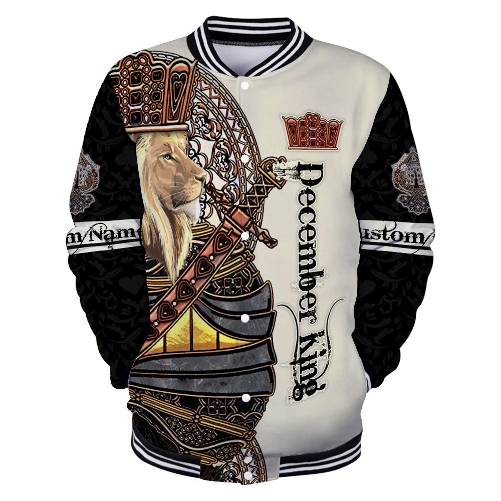 Custom Name December King 3D All Over Printed Unisex Shirts
