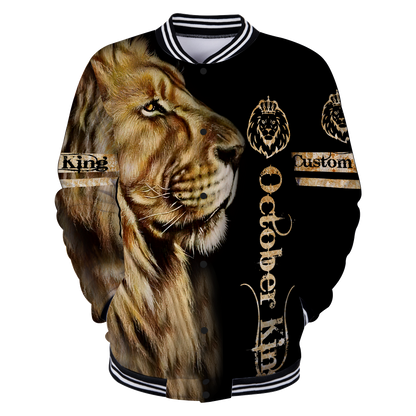 Custom Name October King 3D All Over Printed Unisex Shirts