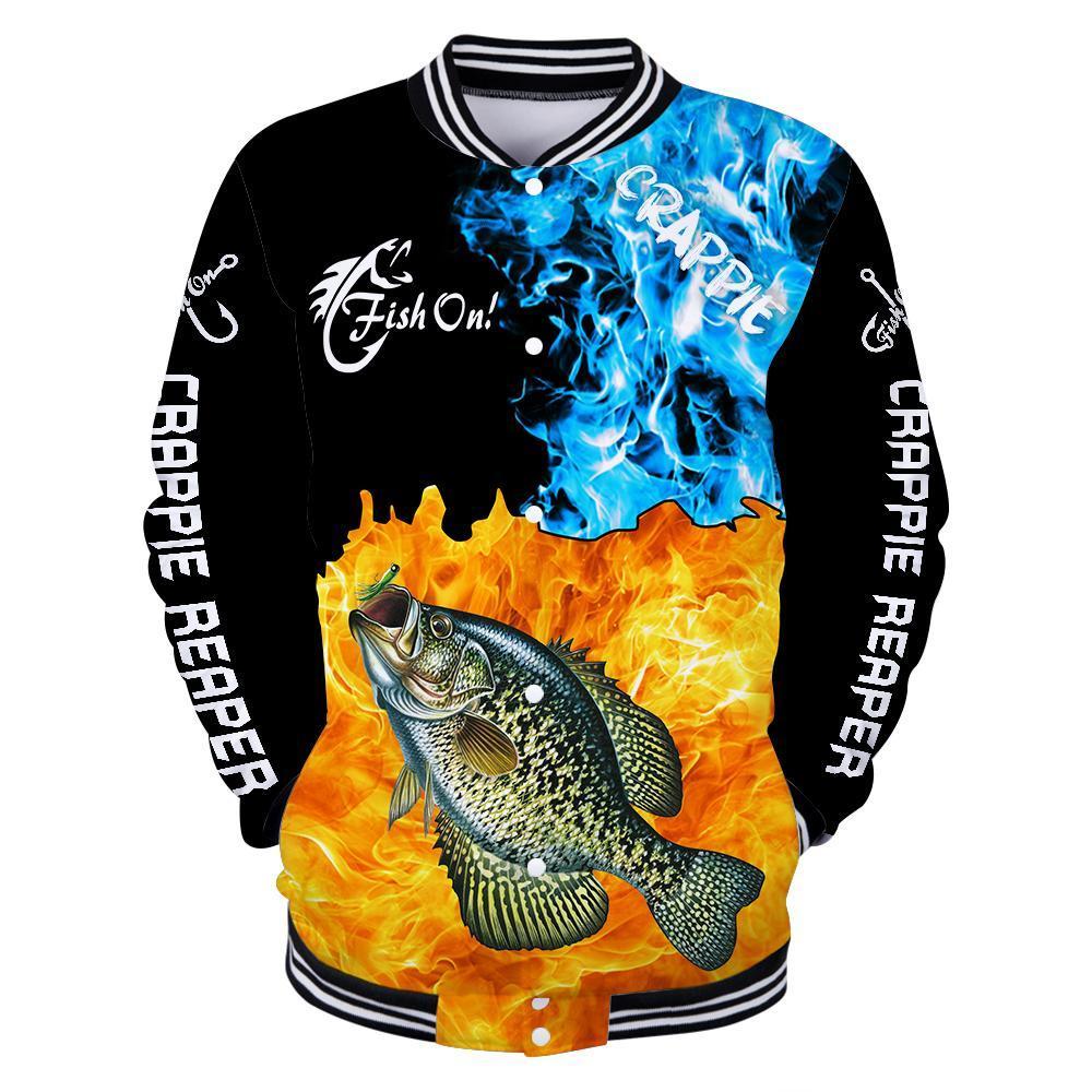 Fish reaper - Crappie on fire all over printed shirts for men and women HC5507 - Amaze Style™-Apparel