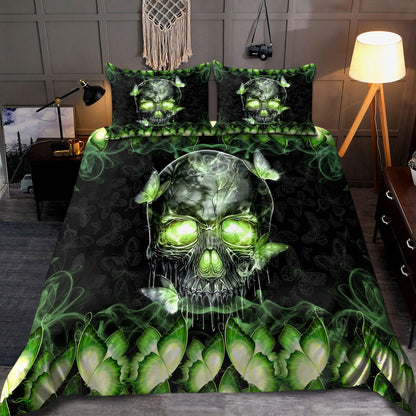 Skull & Butterfly Bedding Set HAC210702-NM-Bedding Set-NM-Twin-Vibe Cosy™