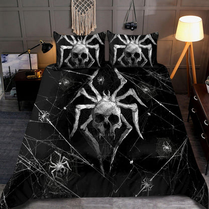 Spider Skull Bedding Set HAC210701-NM-Bedding Set-NM-Twin-Vibe Cosy™