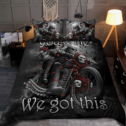 Skull Gothic Art Bedding Set HAC200703-NM-Bedding Set-NM-Twin-Vibe Cosy™