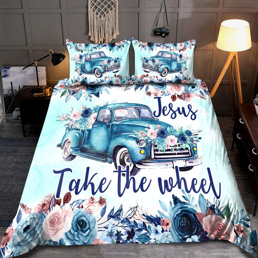 Jesus Take The Wheel Bedding Set HAC210704 HV