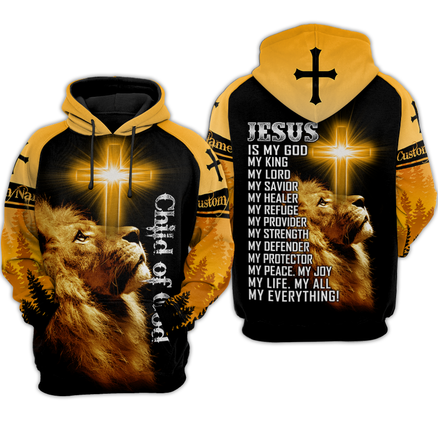 Child Of God Custom Name 3D All Over Printed Shirts For Men and Women Pi15102004