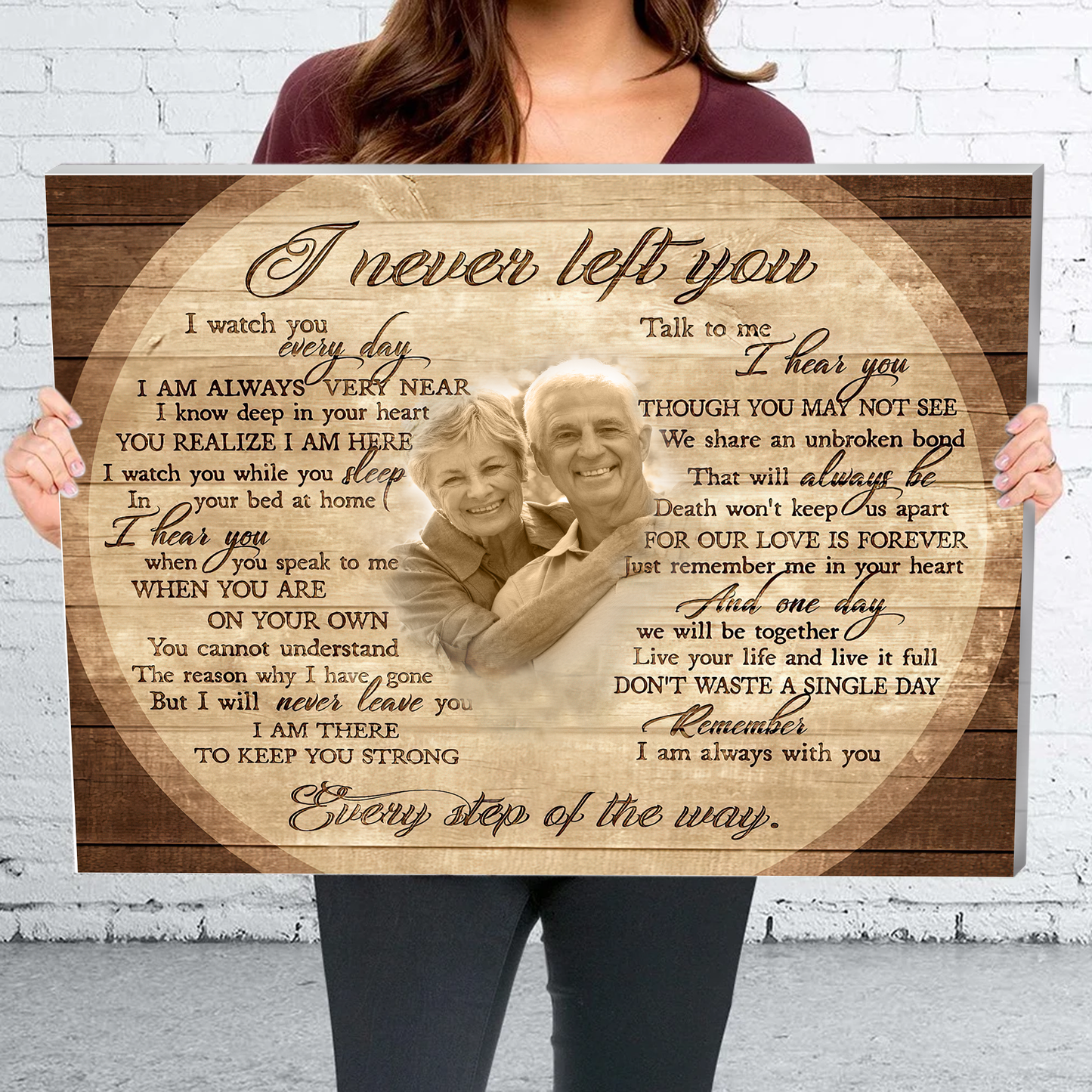 I Never Left You Canvas Best Gift For Couple Home Decor