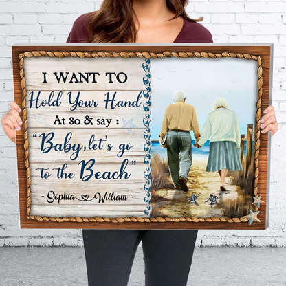 I Want To Hold Your Hand Canvas Poster Home Decor Best Gift For Couple