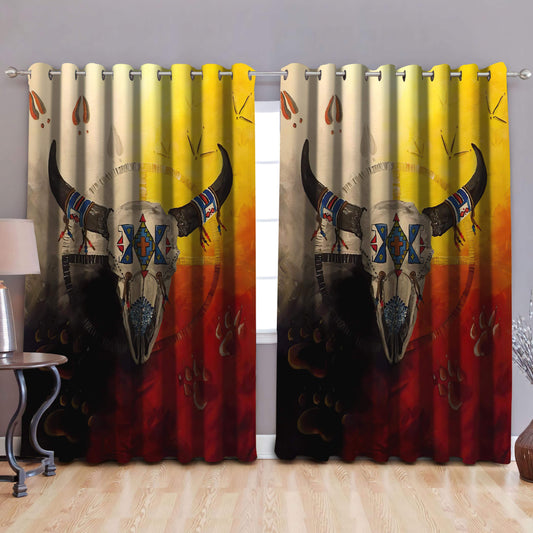 Native American Pattern 3D All Over Printed Window Curtains
